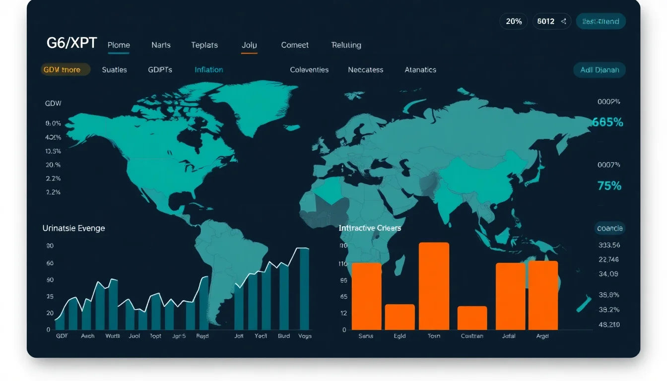 qAIGoldSax AI - Global Economic Trends Dashboard by qAIGoldSax AI